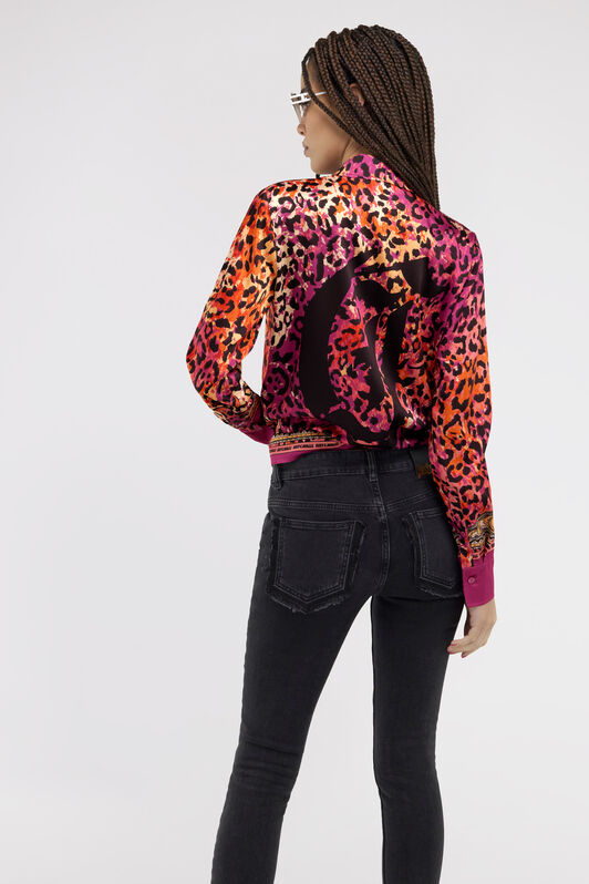 JC Just Cavalli shirt Fuchsia SFT103-SF948