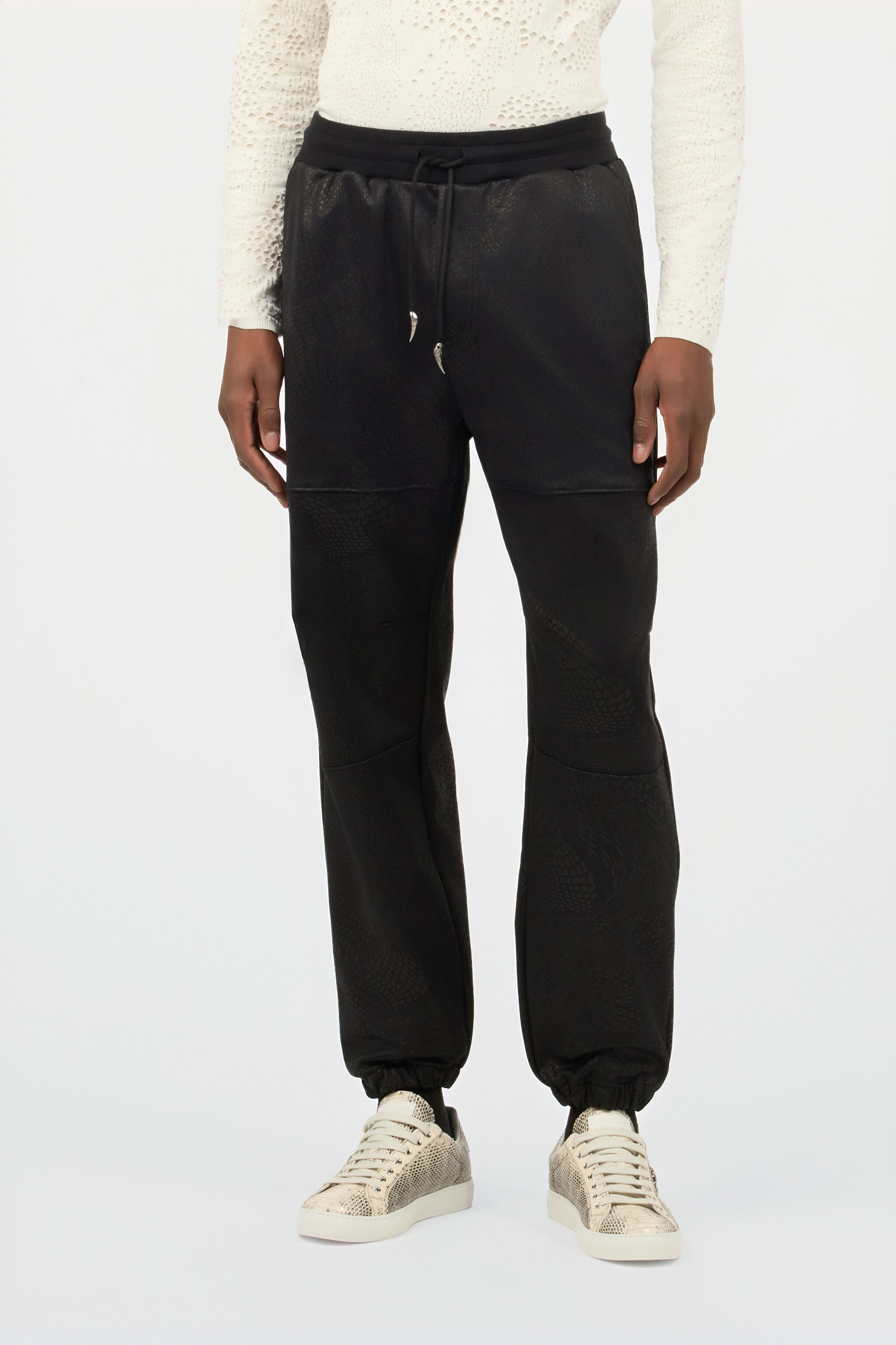 RC Pantaloni Sportivi Con Stampa Python Nero URT25G-2ON53