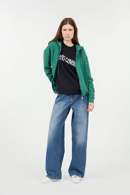 RC Green Hoodie Sweatshirt with RC Monogram Logo GREEN POT69C-CF054