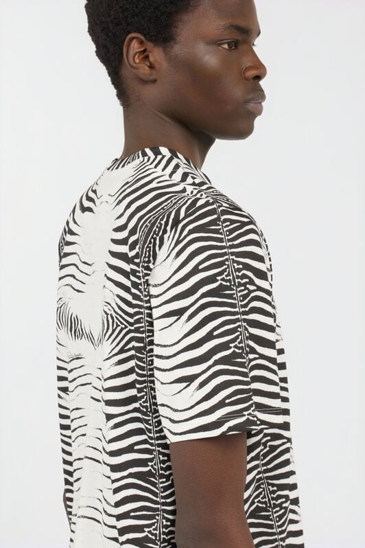 RC Zebra Print T-Shirt WHITE/BLACK ZEBRA SOT60L-JD020