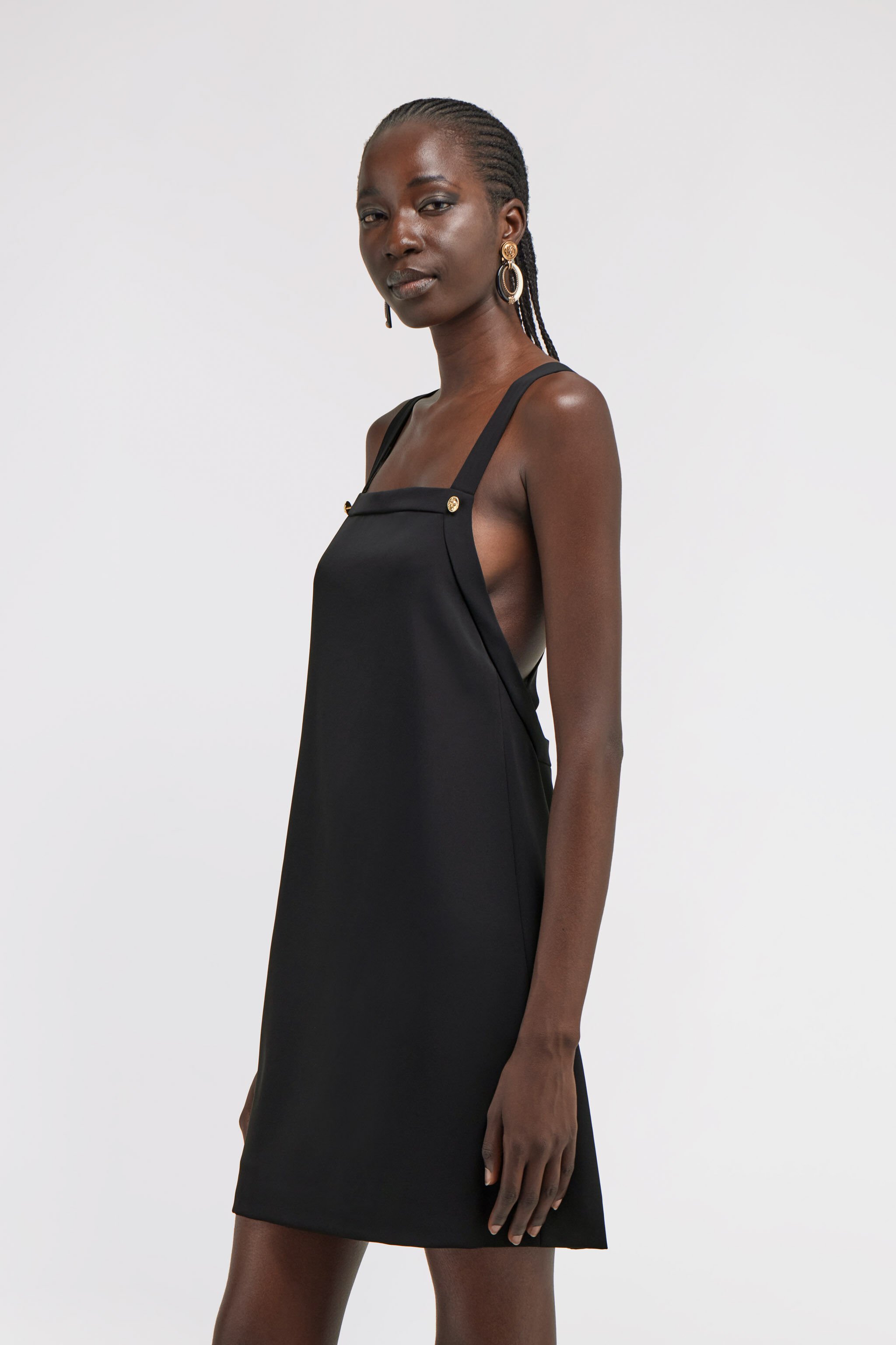 RC Vestido con logo RC Negro OOT10D-KU012