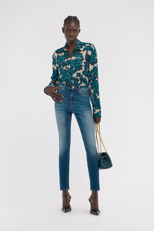 RC Skinny jeans with RC Bleu foncé NOJ21E-DS002