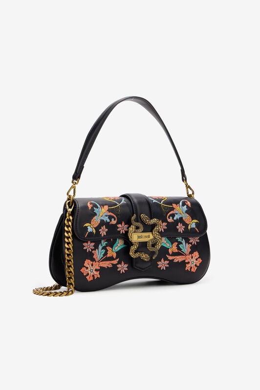 JC Persian Tarot Embroidered Shoulder Bag BLACK WFB025-WF355