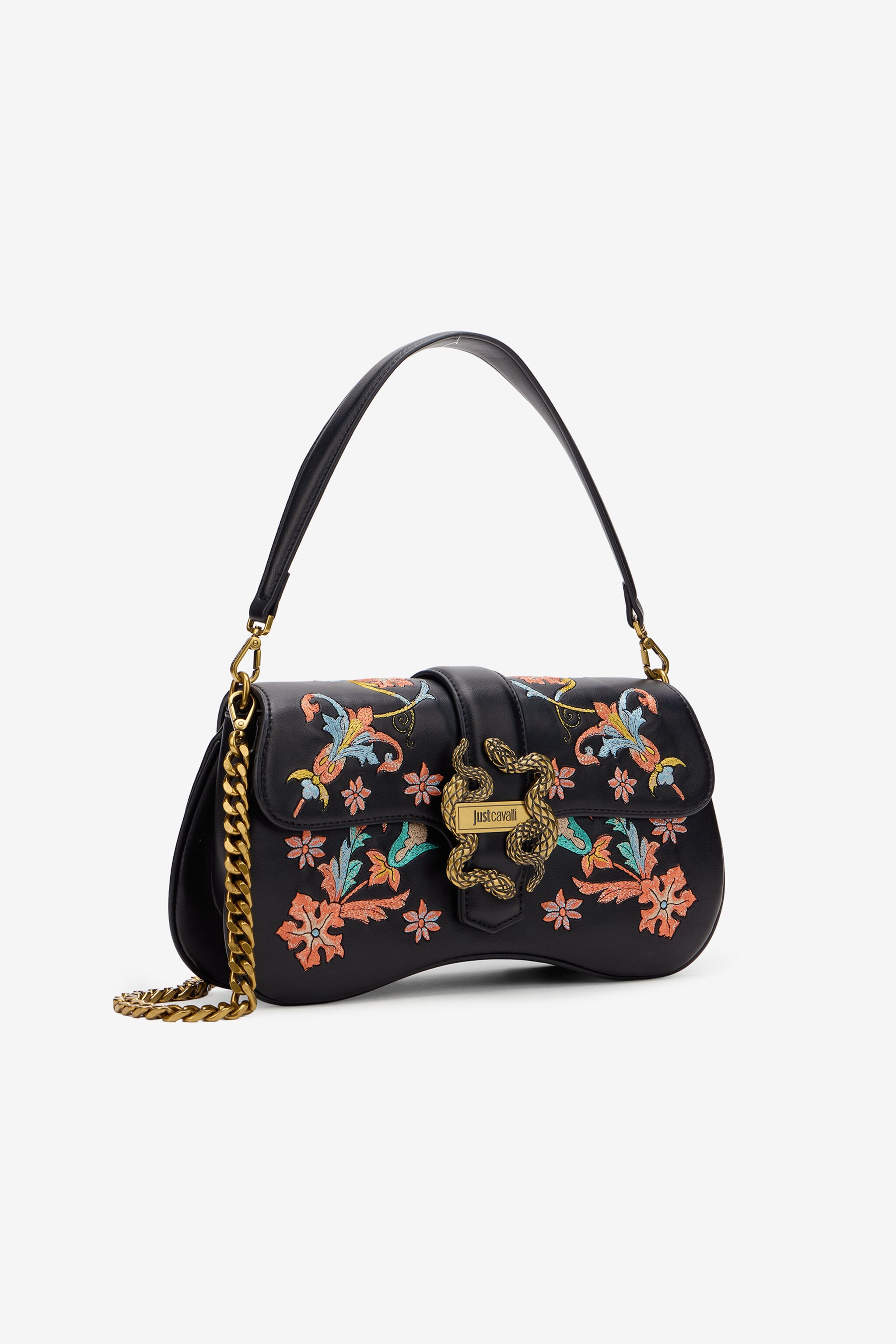 JC Persian Tarot Embroidered Shoulder Bag BLACK WFB025-WF355