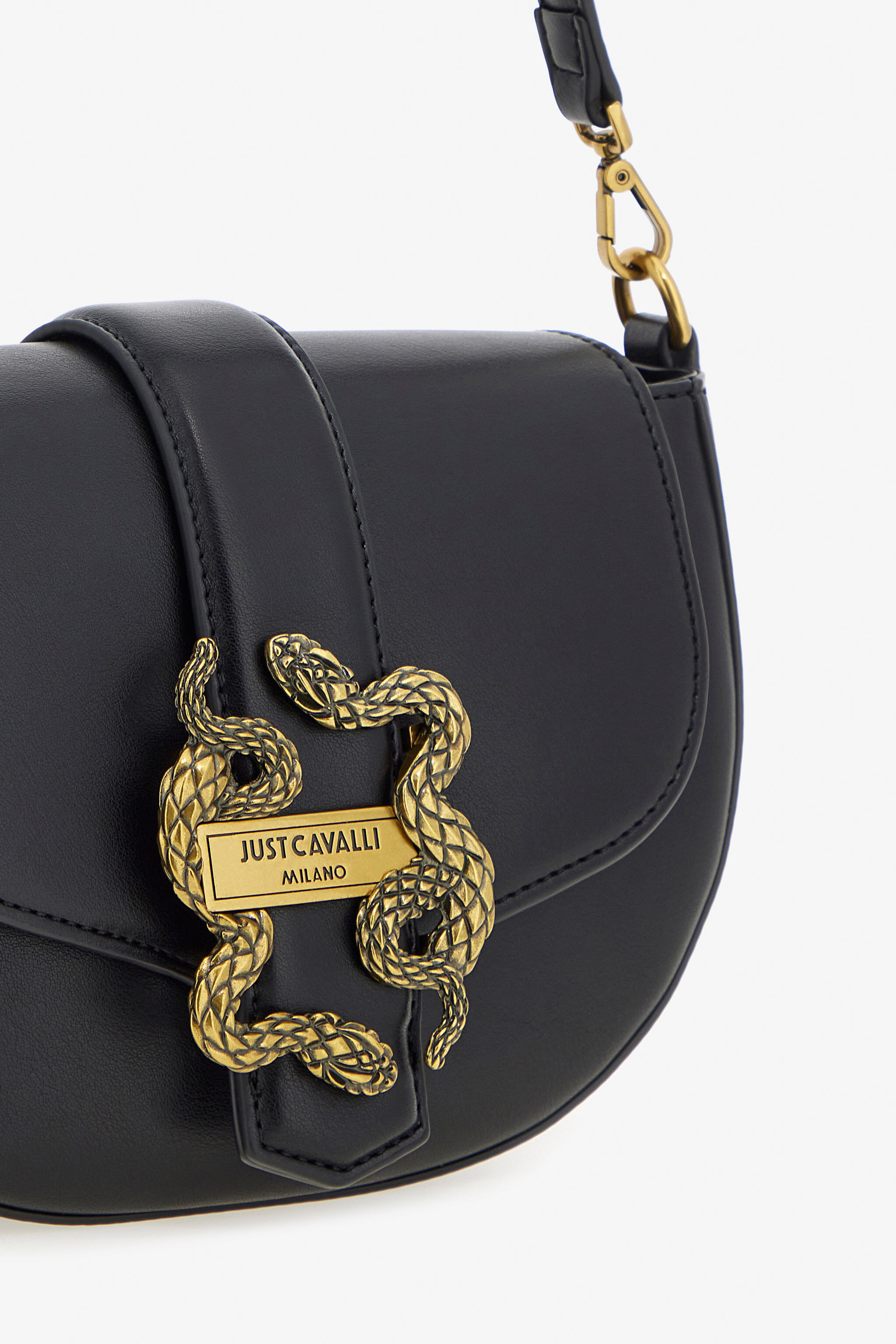 JC Just Cavalli Shoulder Bag Black TFB033-TF398