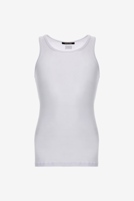 RC Tank top with logo White SRT65A-JA002