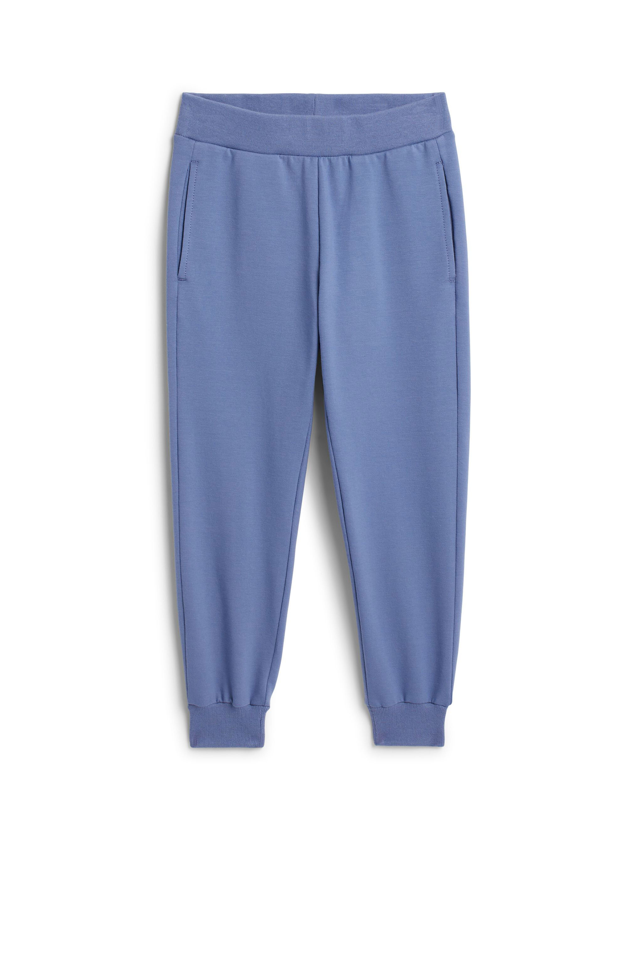 JU Blue logo crest tracksuit pants DENIM/ORANGE IJT215-CF042