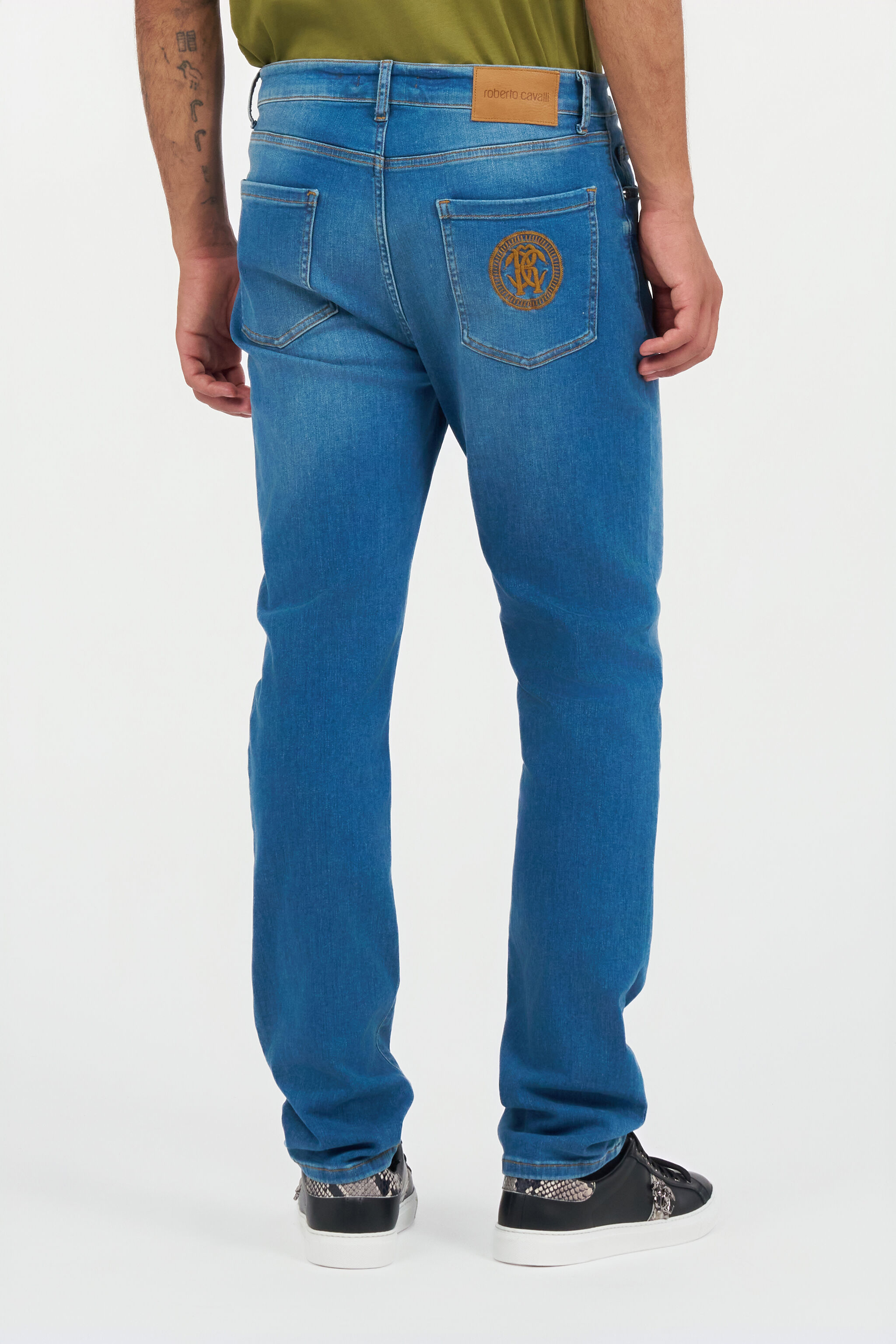 RC Blue Jeans with Monogram RC LIGHT BLUE QOJ240-DLO01