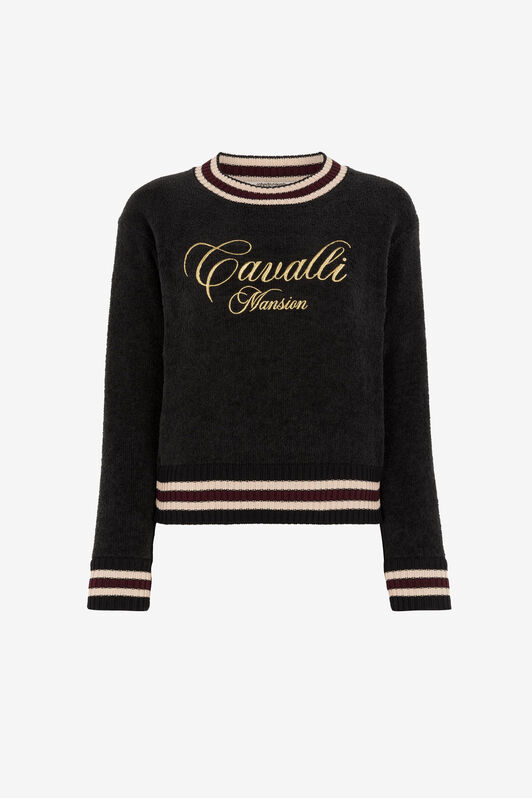RC Logo-Embroidered Sweater RC Logo-Embroidered Sweater Black OKM614-MR001