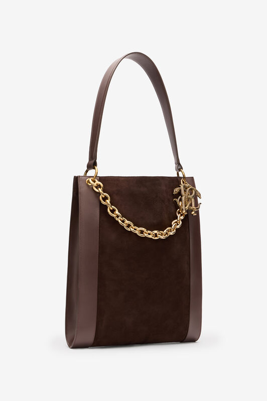 RC Shoulder Bag with Chain Brown VKB005-PC219