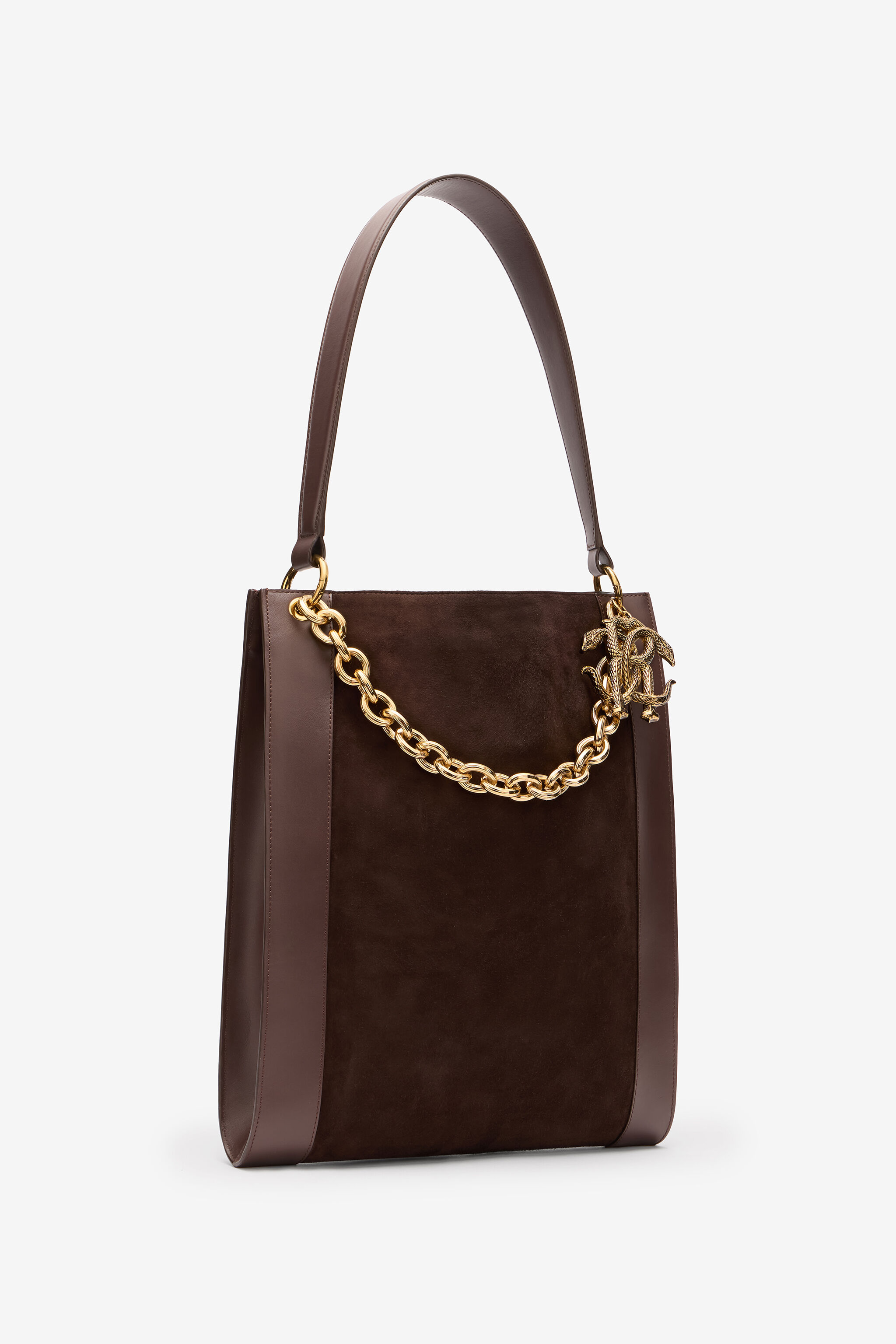 RC Shoulder Bag with Chain Brown VKB005-PC219
