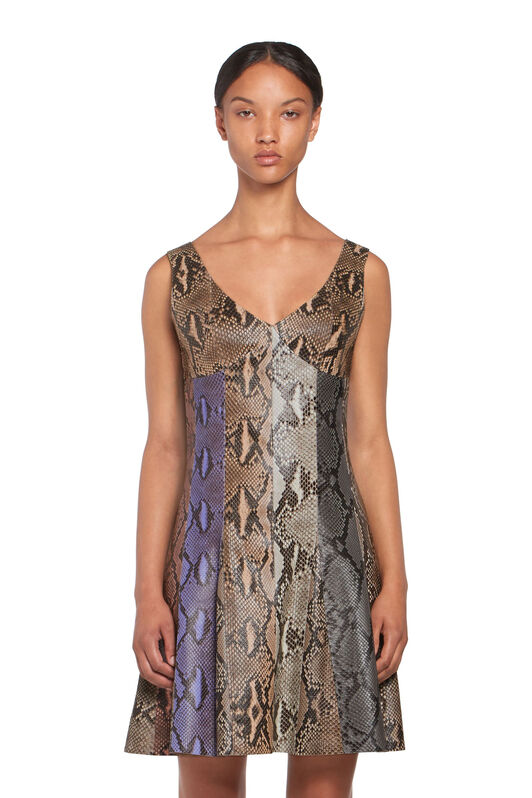 RC Snakeprint leather dress RC Snakeprint leather dress MULTICOLOR IQP102-UB001
