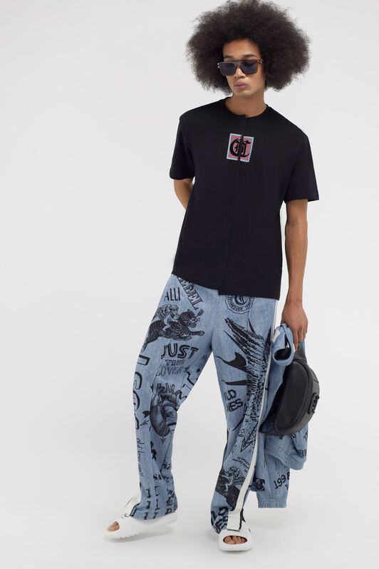 JC Pantaloni Just Cavalli Blu SFT179-SF079