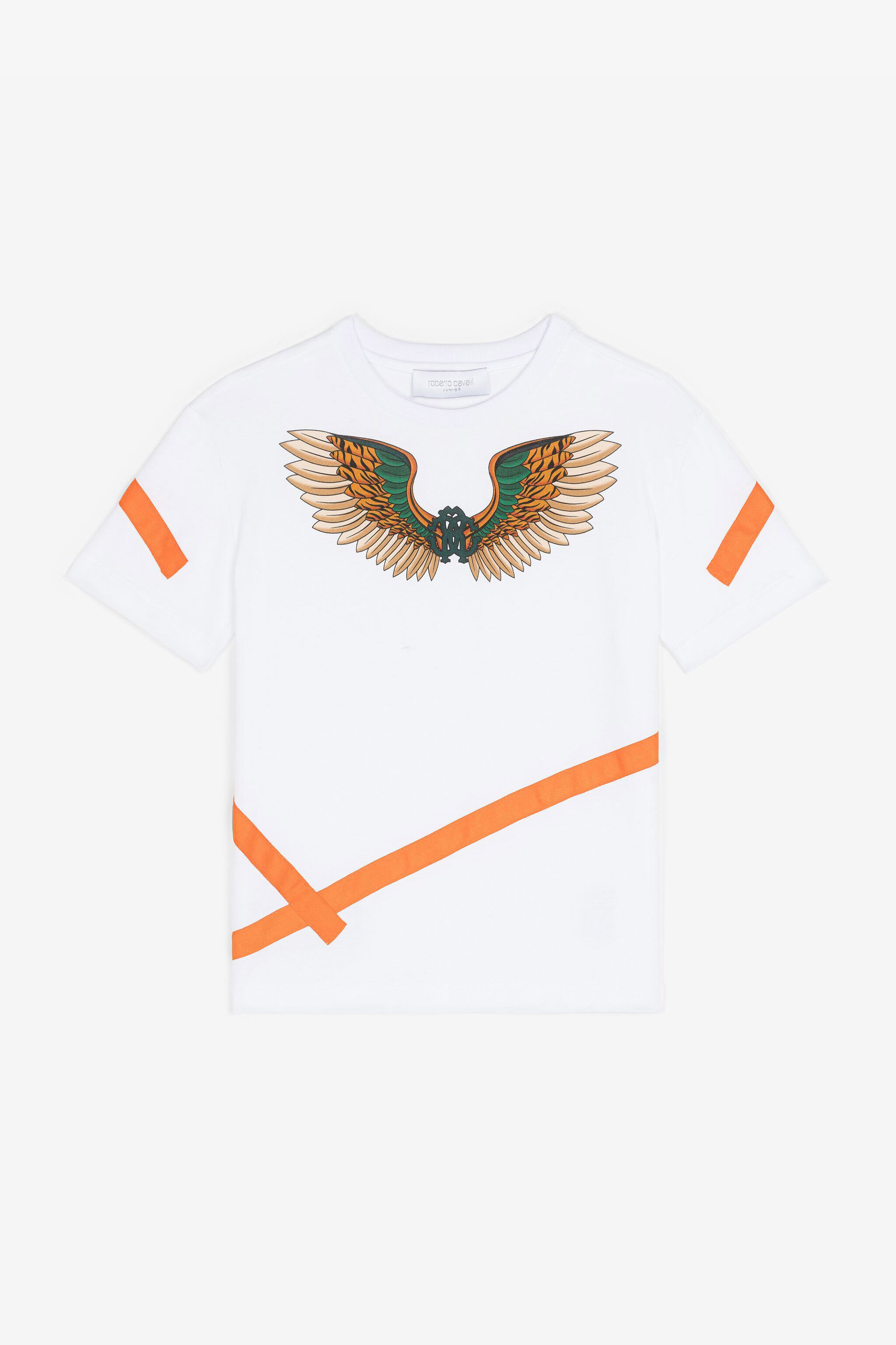 JU Wing-Print Cotton T-Shirt White RJT622-JD001