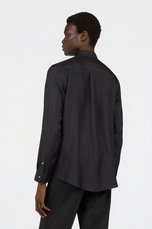 RC Black Silk Shirt  BLACK SOT70B-SE001