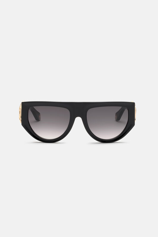 RC Sunglasses Roberto Cavalli Mirror Snake Collection Black SALD33-ID134