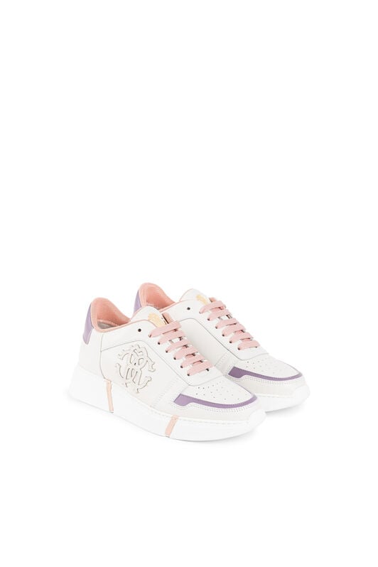 RC RC Monogram Sneakers RC RC Monogram Sneakers White/purple KOS00A-PNO01