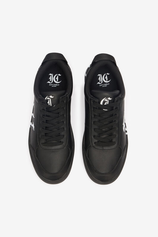 JC Sneakers Avec Logo Graffitis Noir UFS022-UF297