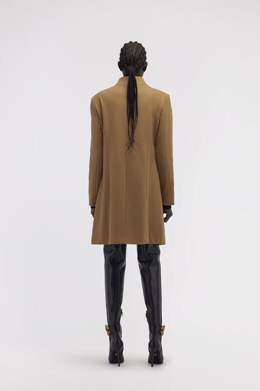 RC Single-Breasted Coat Light Brown JST40N-MQO38
