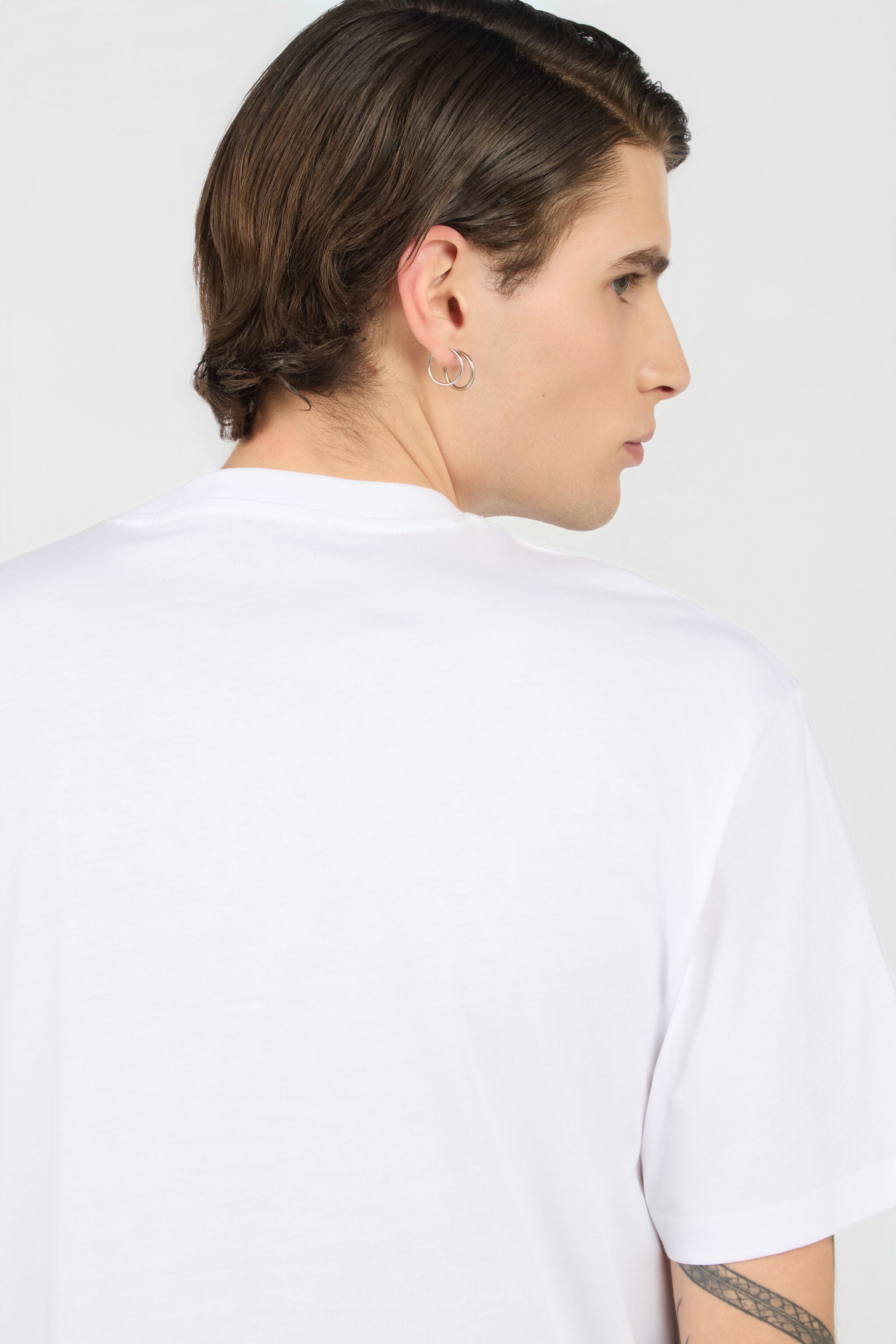 JC T-Shirt Blanc Avec Logo Brodé WHITE WFT067-WF097