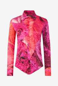 ${brand} Hemd mit Schmuckknöpfen und Print Rose ${colorDescription} ${masterID}