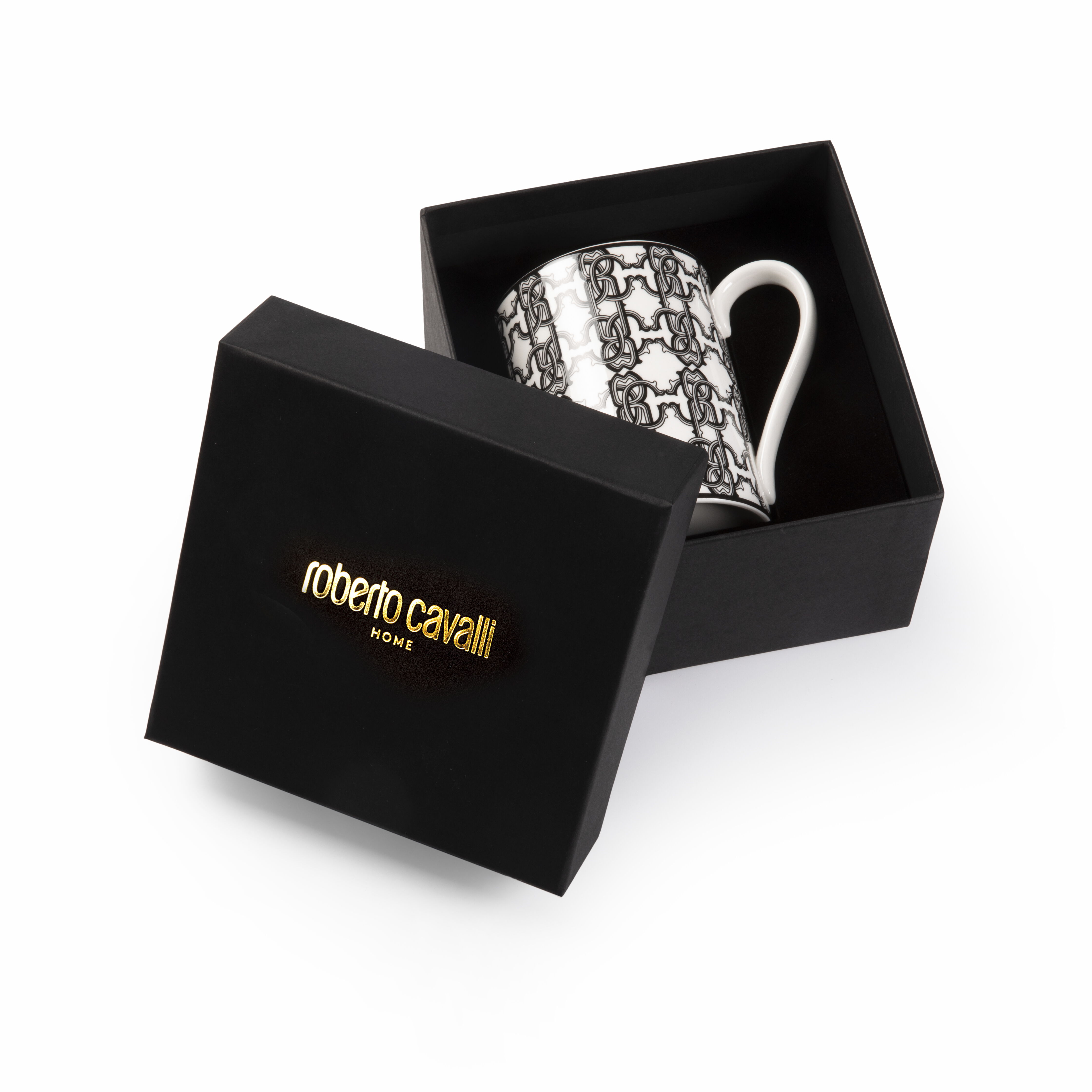 HO Monogram Black Mug In Gift Box Black RALA27-IA032