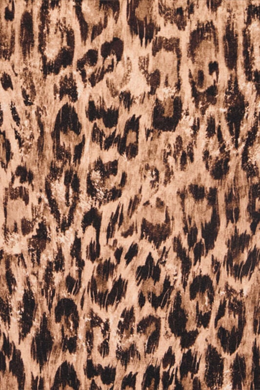 JC T-Shirt mit Leopardendruck und Logo BEIGE VFT184-VF307