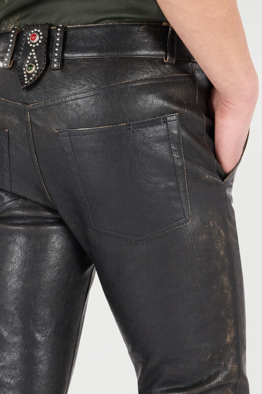RC Genuine Leather Pants Black VRP200-PG016