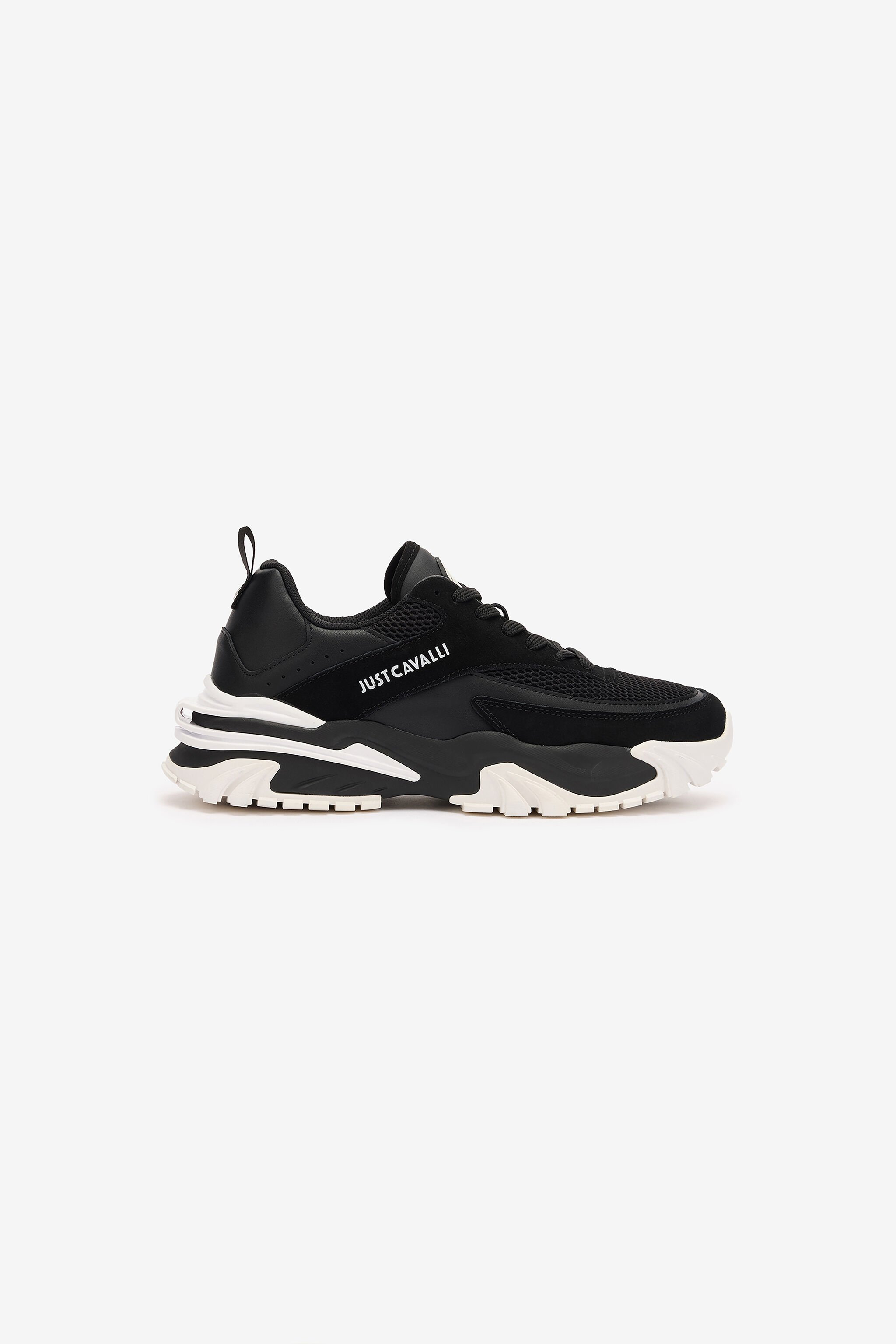 JC Sneakers with Inserts and Logo Schwarz TFS029-TF262