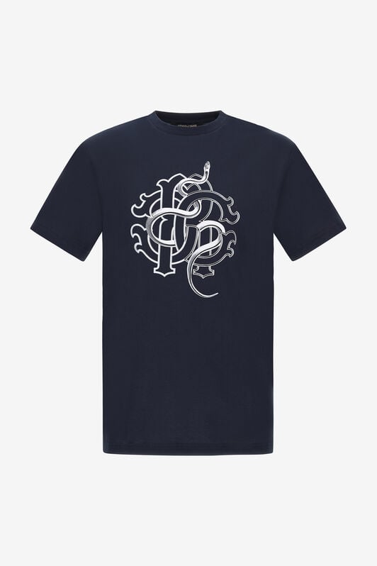 RC T-shirt with Snake print Dark blue NOT60T-JD060
