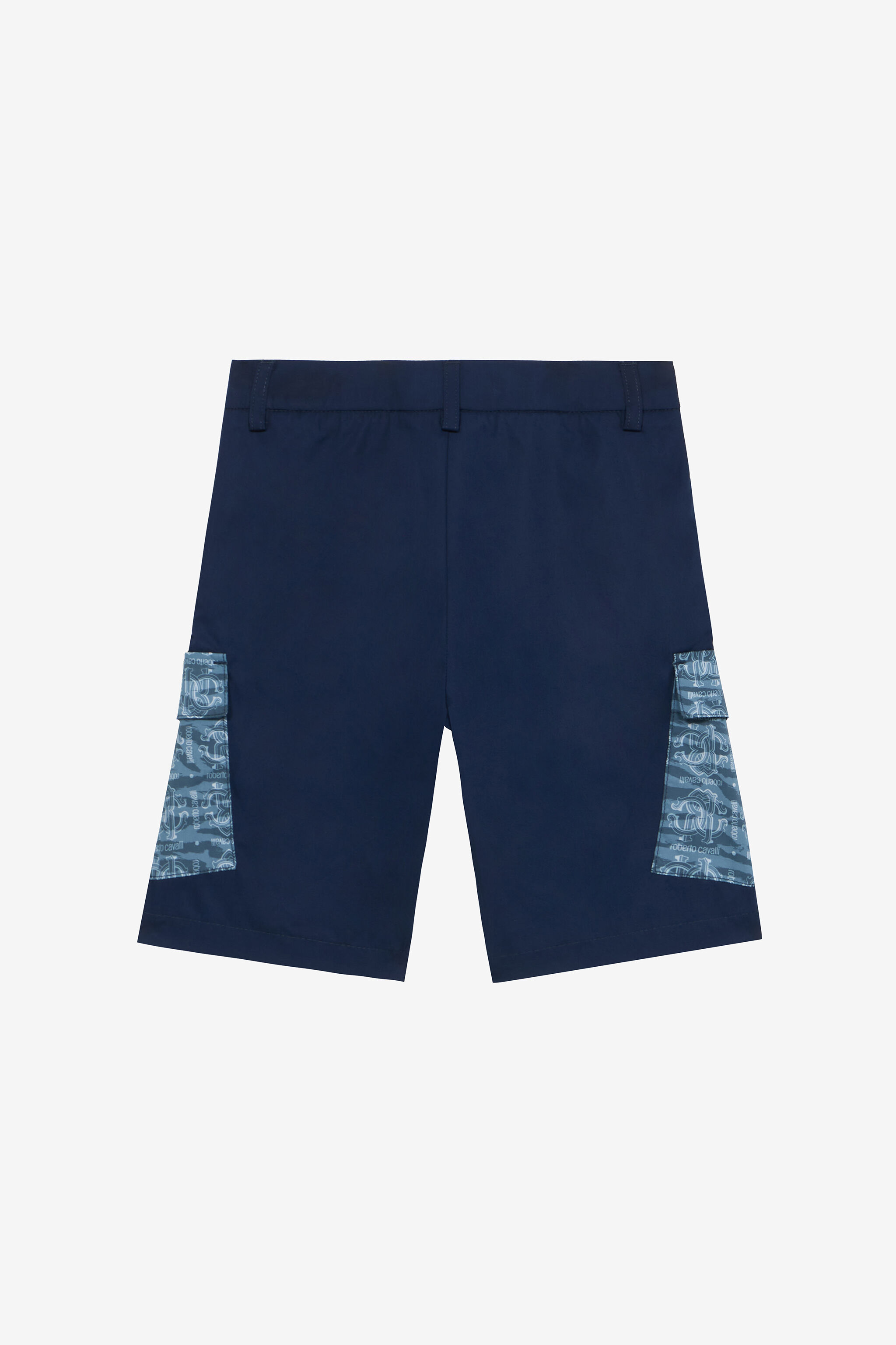 JU Bermuda Con Tasche A Contrasto Blu scuro UJT25D-CH004