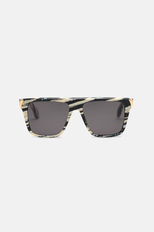 RC Unisex sunglasses with fangs Schwarz/Weiß ALD028-ID187