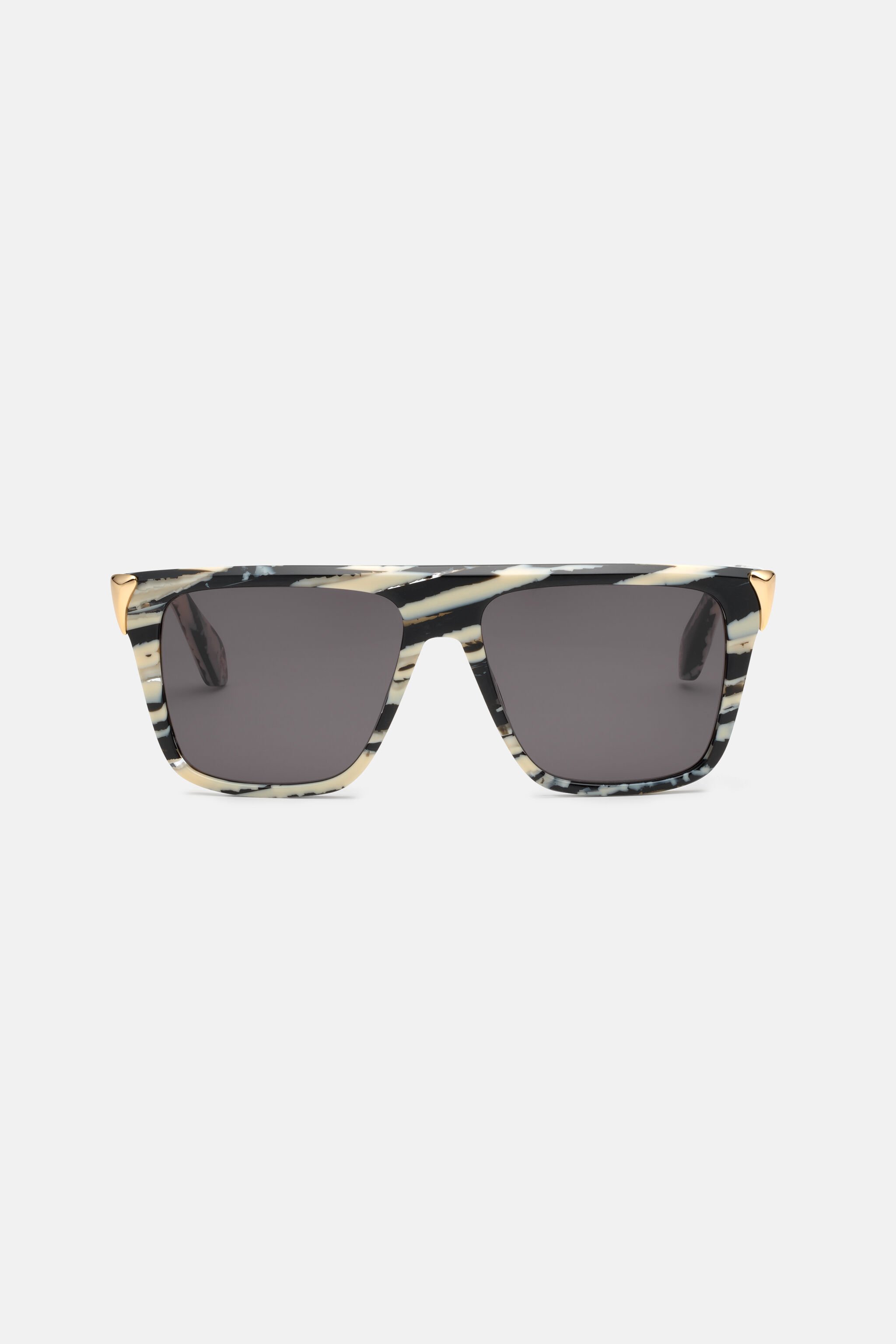 RC Unisex sunglasses with fangs Schwarz/Weiß ALD028-ID187