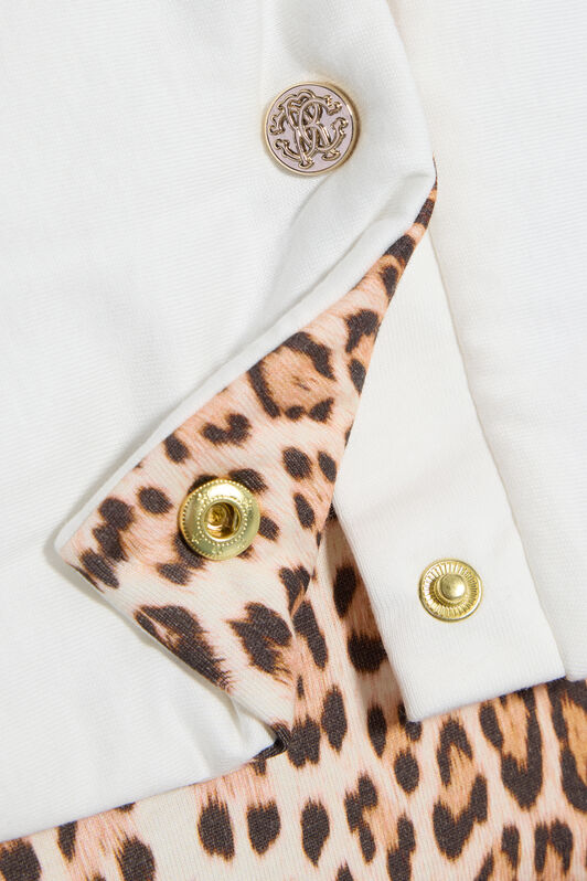 JU Milk White and Jaguar Skin Sleeping Bag MILKY WHITE VJT801-JD001