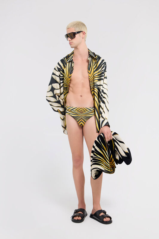 RC Ray Of Gold Print Sea Brief Oro TRT01A-LNM77