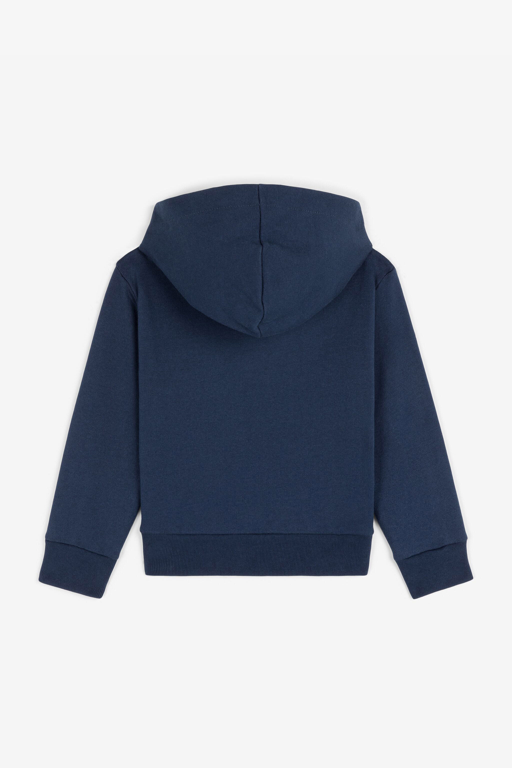 JU RC Monogram Cotton Hoodie Dark blue RJT909-CF050