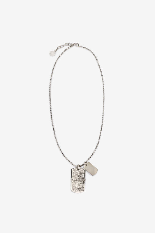 RC Necklace with Double Pendant RC Necklace with Double Pendant Silver VRG004-AM007