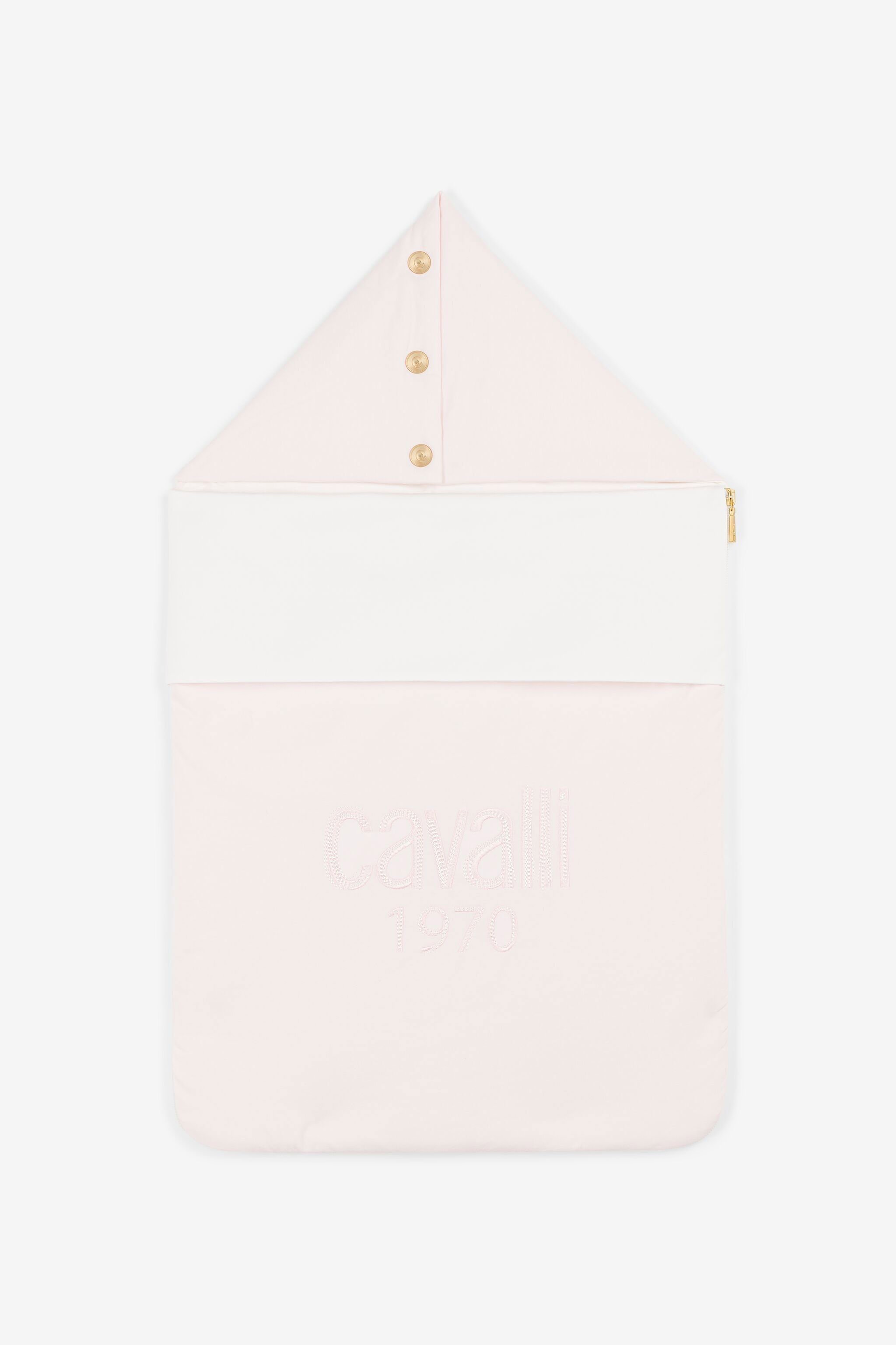 JU Logo-Embroidered Baby Nest Pink OJT824-ISA2J