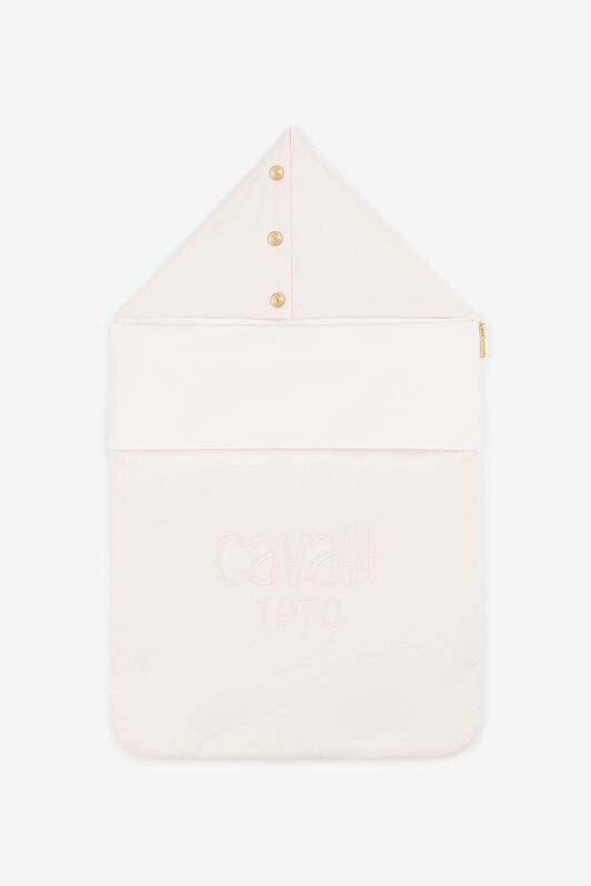 JU Logo-Embroidered Baby Nest JU Logo-Embroidered Baby Nest Pink OJT824-ISA2J