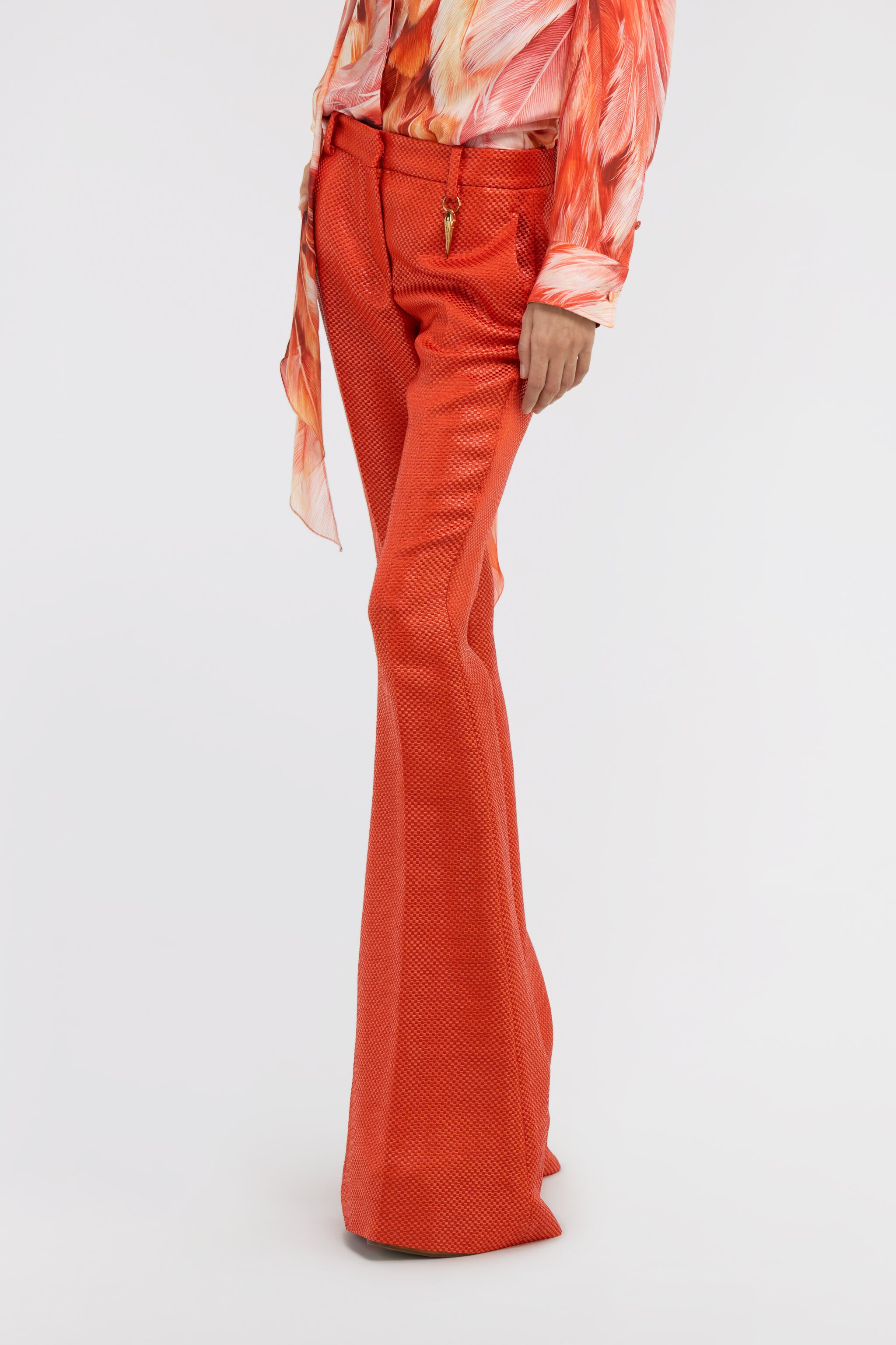 RC Flared trousers Red SWT201-FT038
