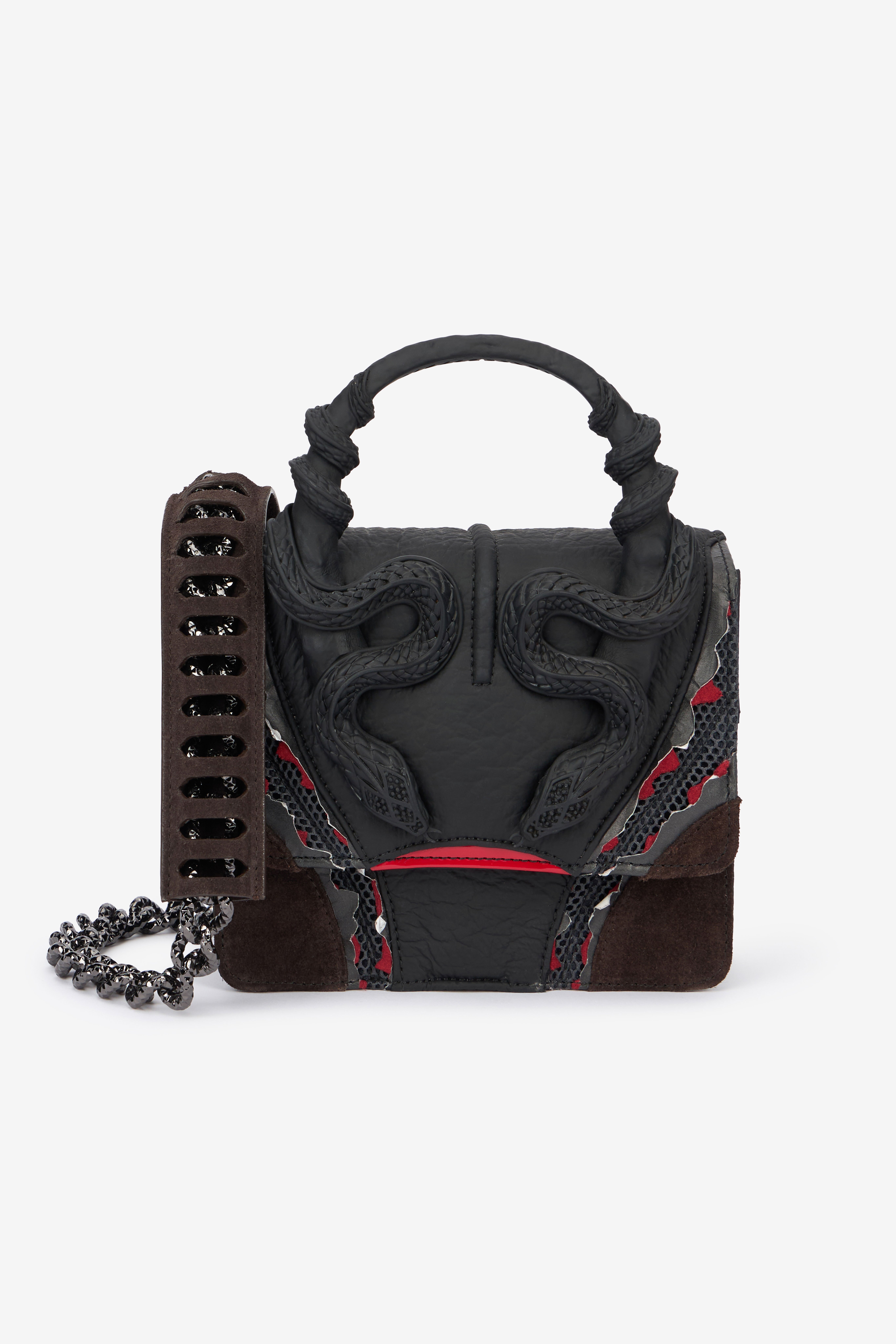 RC Borsa Rossa E Nera Con Serpenti RC Borsa Rossa E Nera Con Serpenti NERO/ROSSO VWB003-PZS69