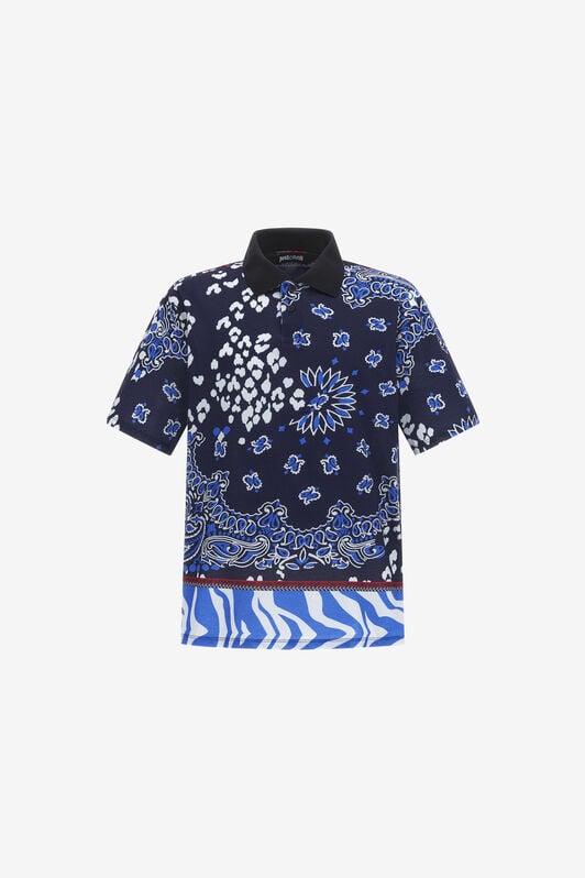 JC Polo shirt by Just Cavalli Blue RRT906-RR168