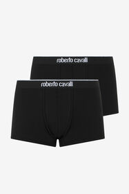RC Set of two boxer shorts with logo band Black TRO20B-JJ016