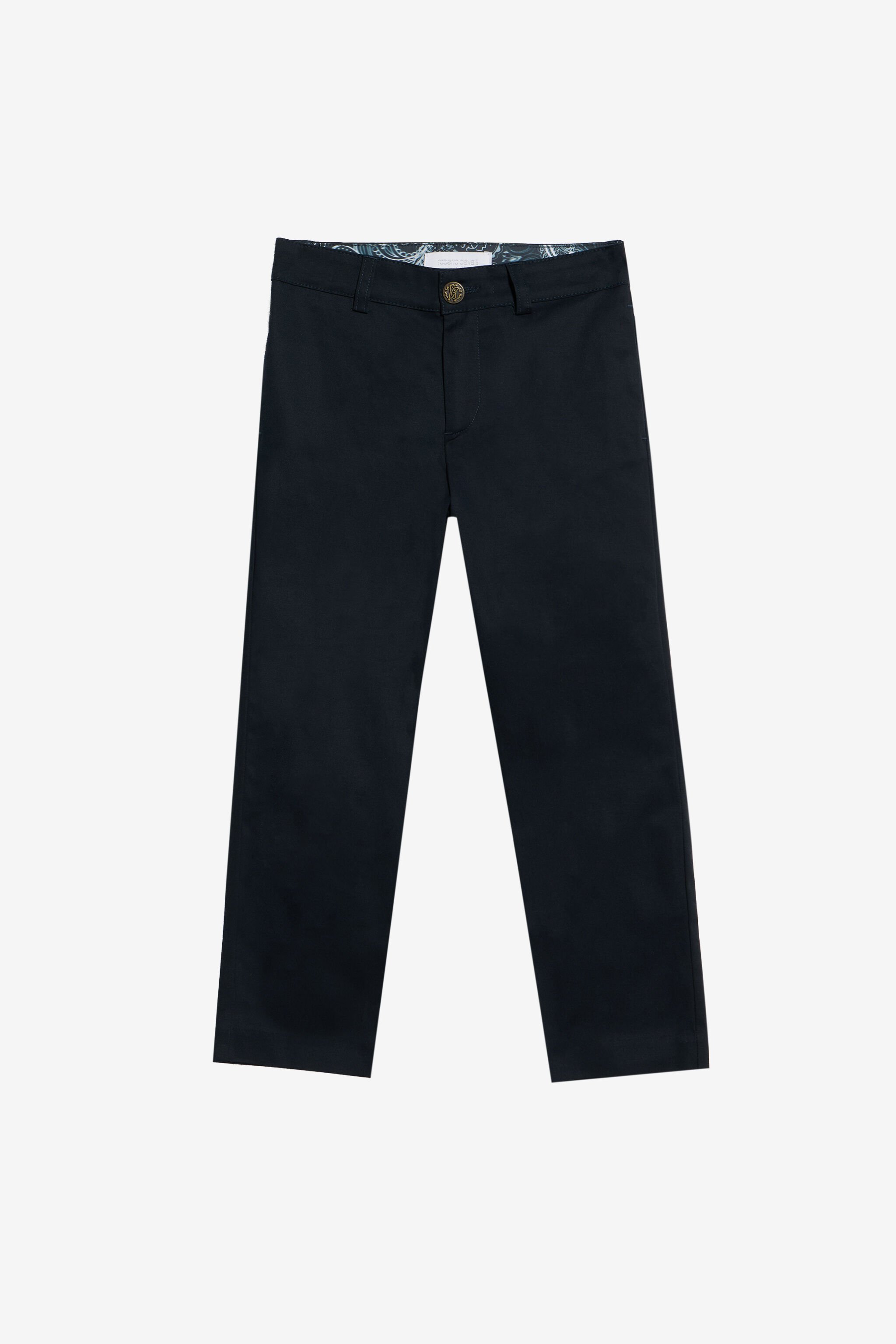 JU Blaue Baumwollhose NAVY WJT20Z-CH005