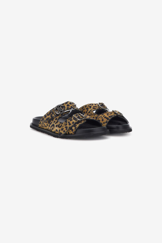 RC Jaguar Skin printed sandals Hellbraun SRS063-PC126