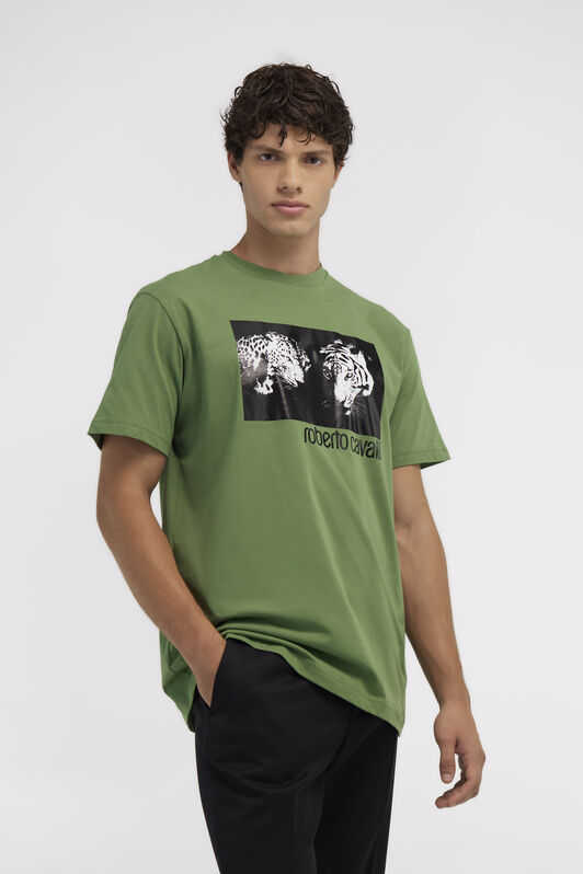RC T-shirt with Jaguar logo and print RC T-shirt with Jaguar logo and print Green NOT60C-JD060