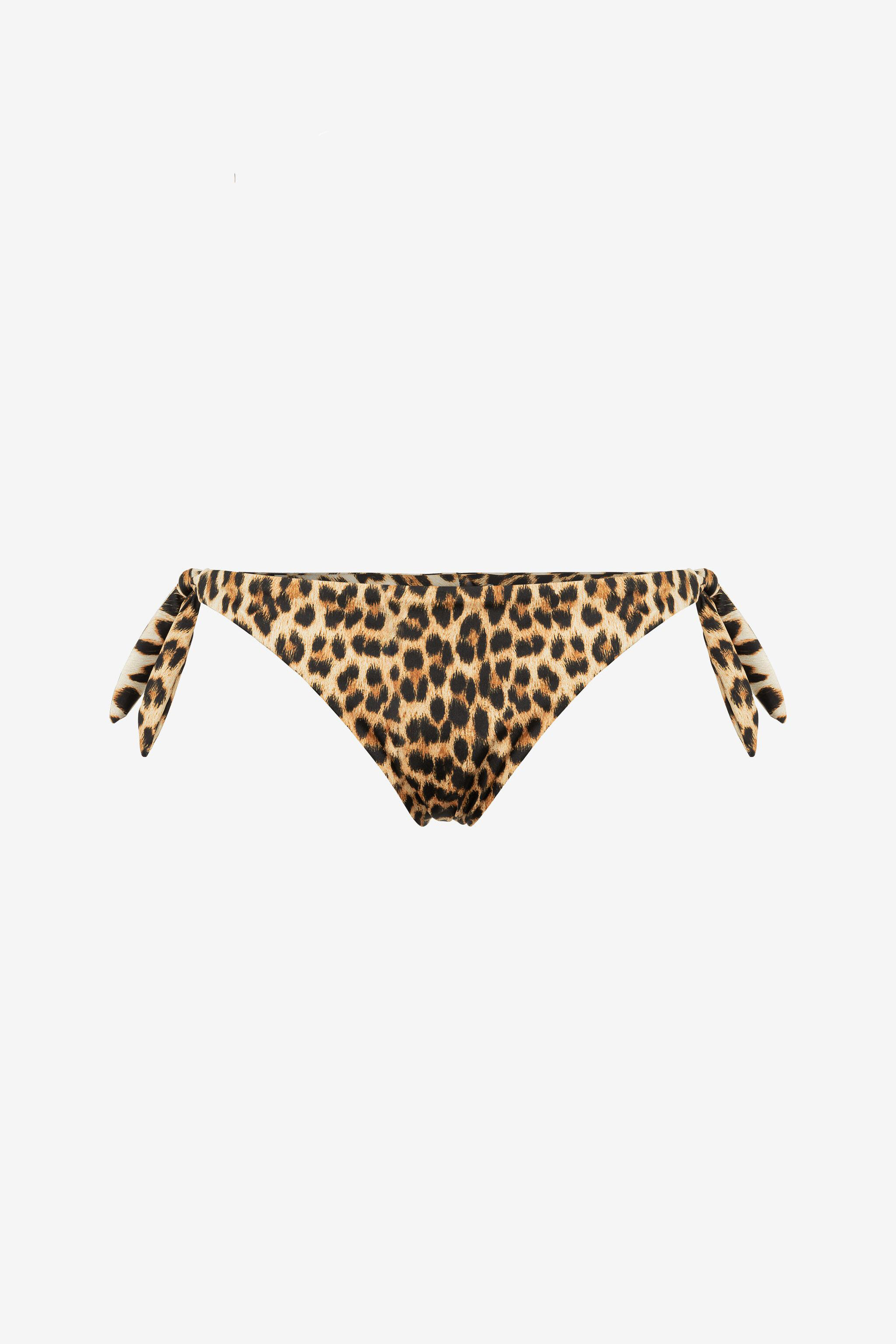RC Slip bikini con stampa Marrone chiaro OQW21C-HVD02
