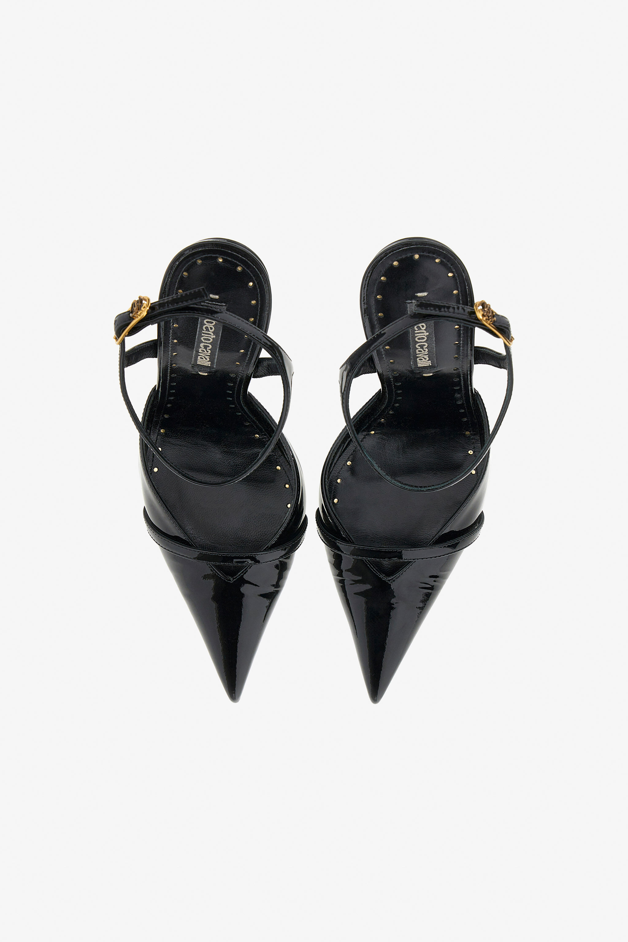 RC Patent leather sandals Black SKS023-PZ133