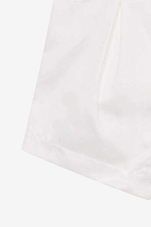 JU White Romper And Hat Set With Monogram RC MILKY WHITE UJT823-JD001