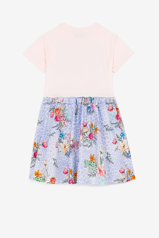 JU Kleid mit Jaguar und Blumen-Print JU Kleid mit Jaguar und Blumen-Print Rosa QJT101-JVF61